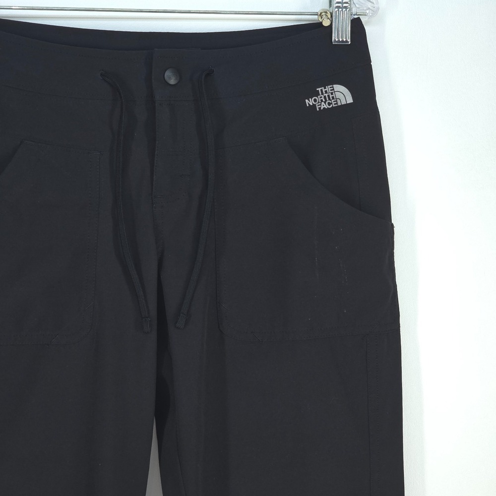 The North Face TNF Apex STH Capri Pants Women's 4 Black Soft Shell Activewear - Picture 12 of 16